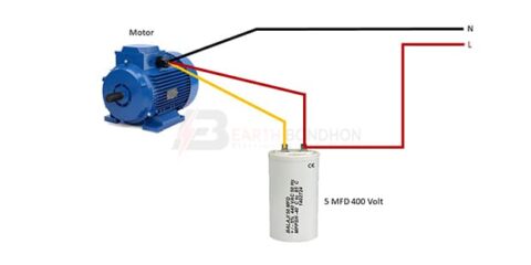 Phase Motor To Single Phase Wiring Diagram Earth Bondhon