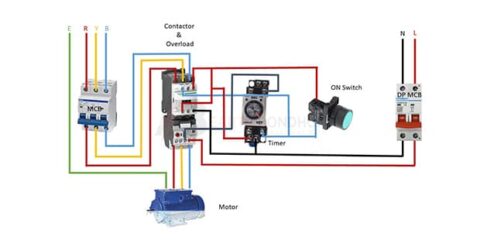 Timer Relay Wiring Diagram Earth Bondhon