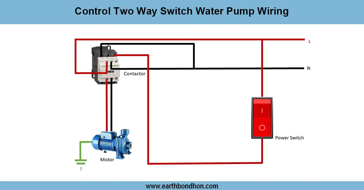 single phase pump wiring Diagram