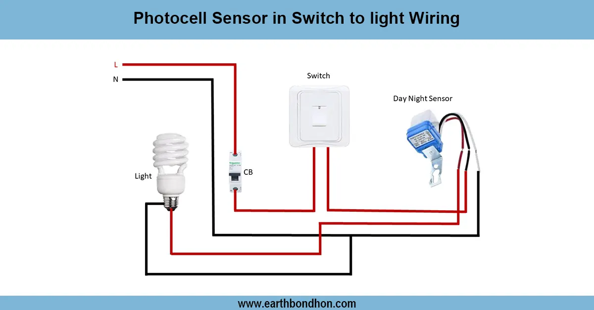 photocell sensor light wiring
