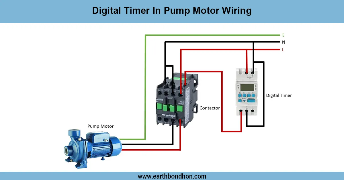Digital Timer Connection Diagram