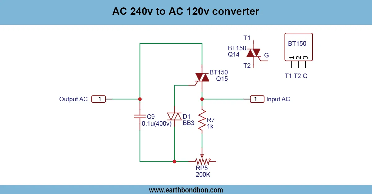AC 240v to AC 120v Converter