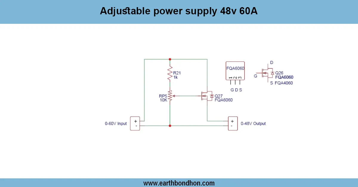 Adjustable Power Supply 48v 60a