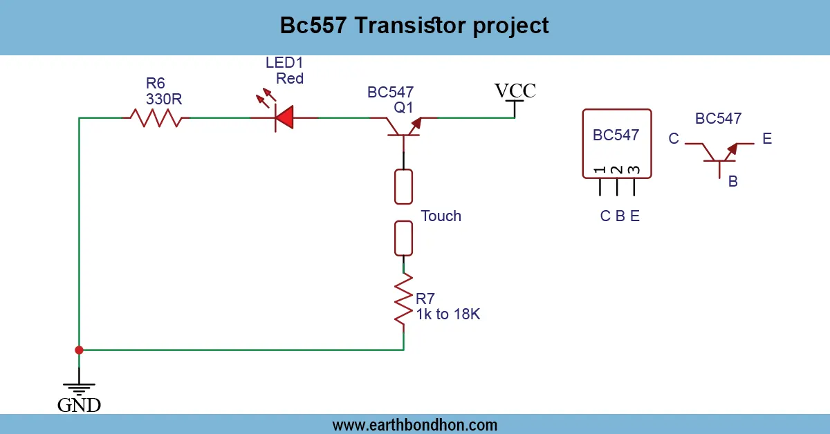 BC557 Transistor Project