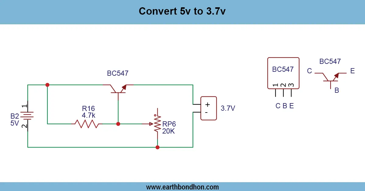 Convert 5v to 3-7v