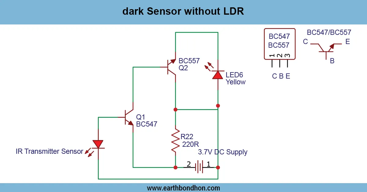 Dark Sensor Without LDR