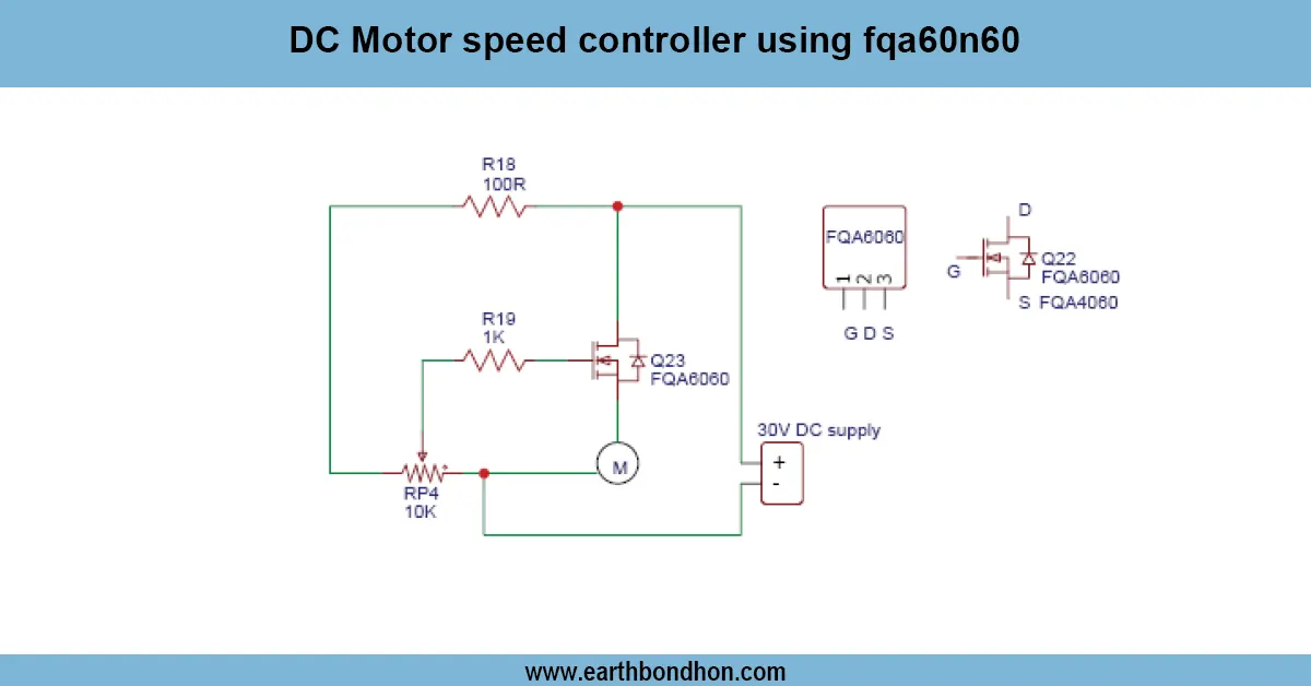 DC Motor Speed Controller using FQA60n60