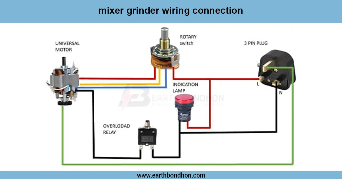 Mixer Grinder Wiring Connection