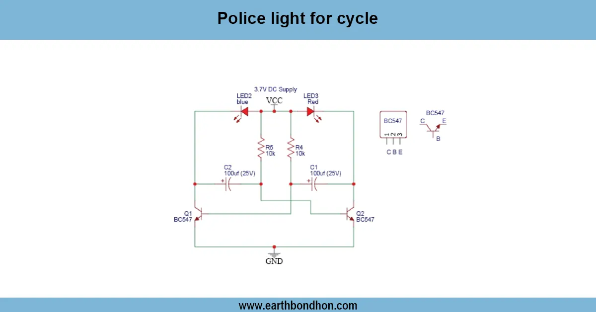 Police Light for Cycle