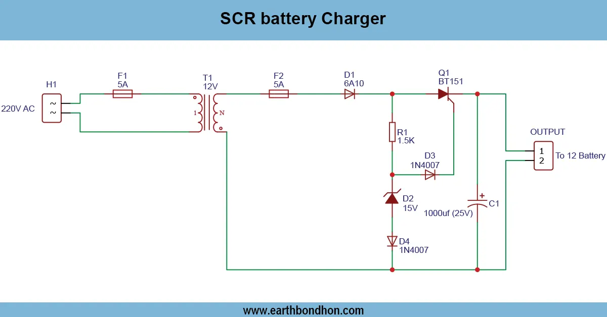 SCR Battery Charger