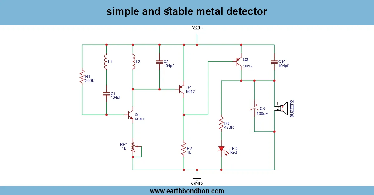 simple and stable metal Detector
