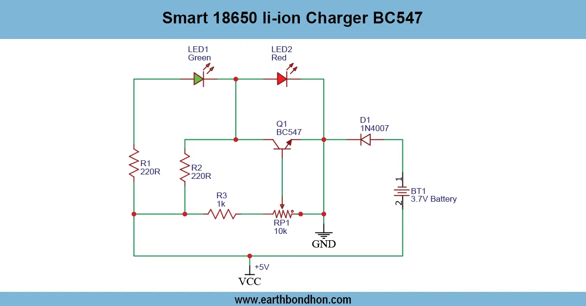 Smart 18650 li-ion Charger BC547