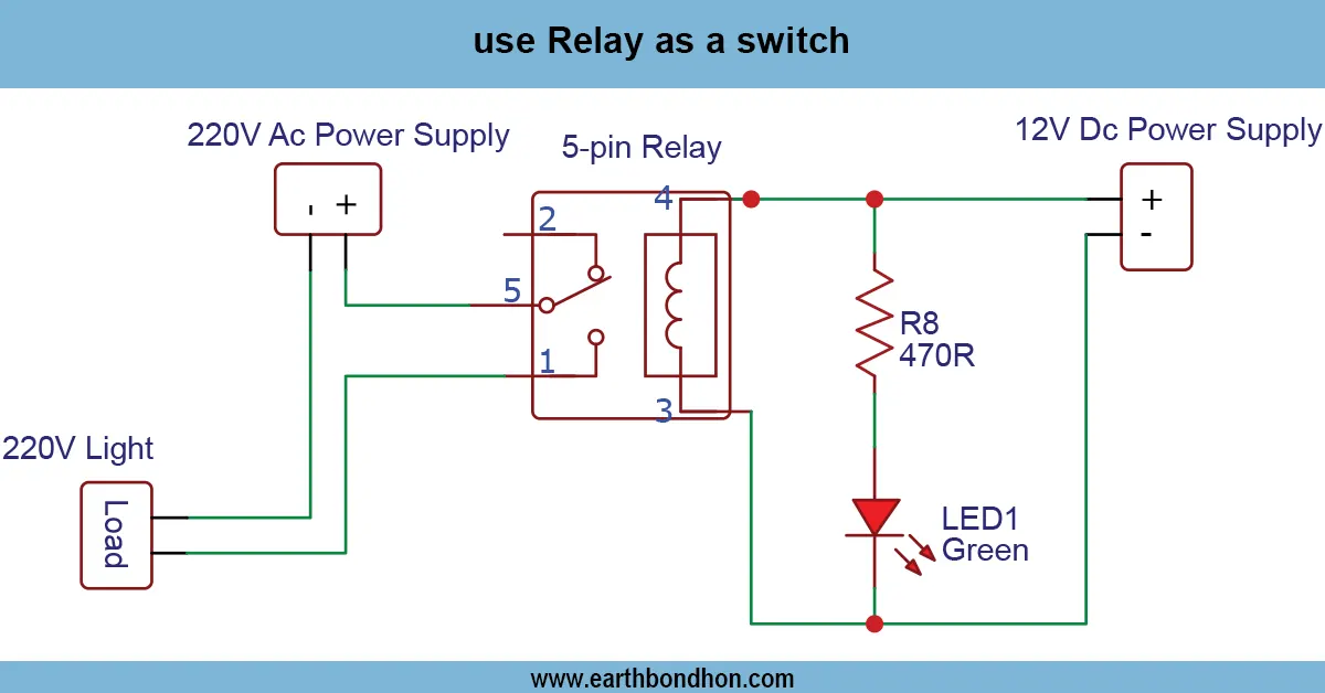 Use Relay As a Switch