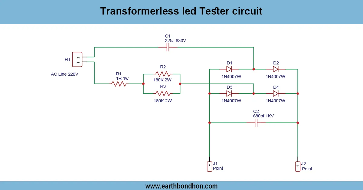 Transformerless LED