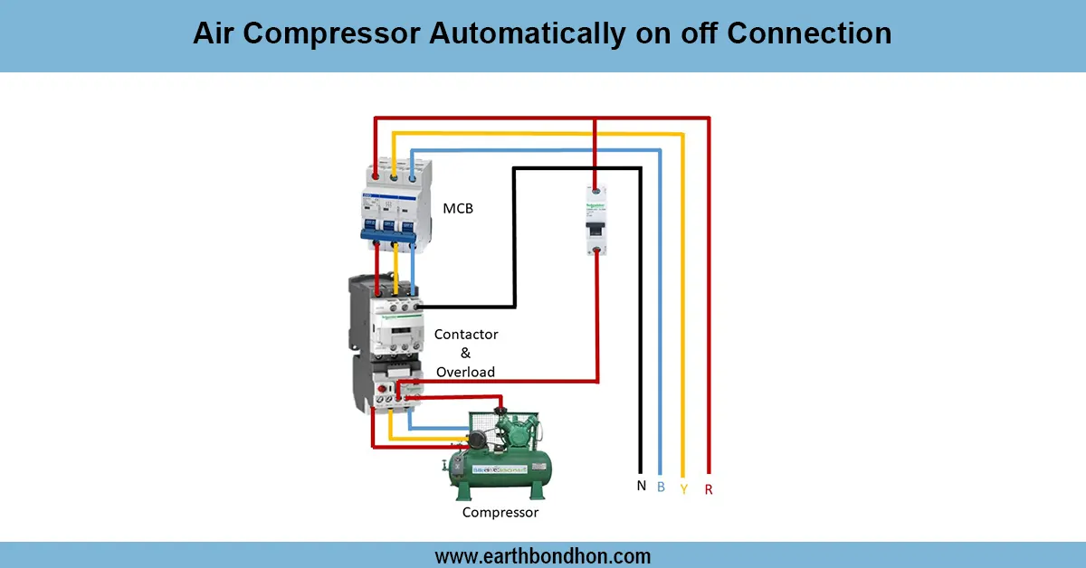 Air Compressor Automatically on-off connection