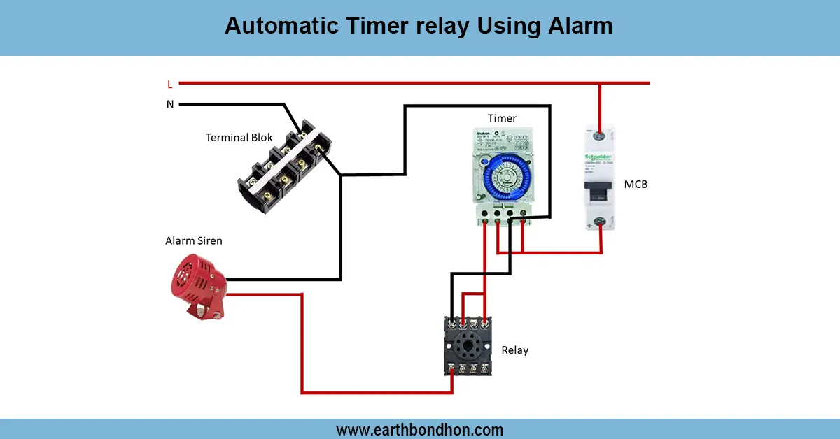 Automatic Timer Relay Using Alarm