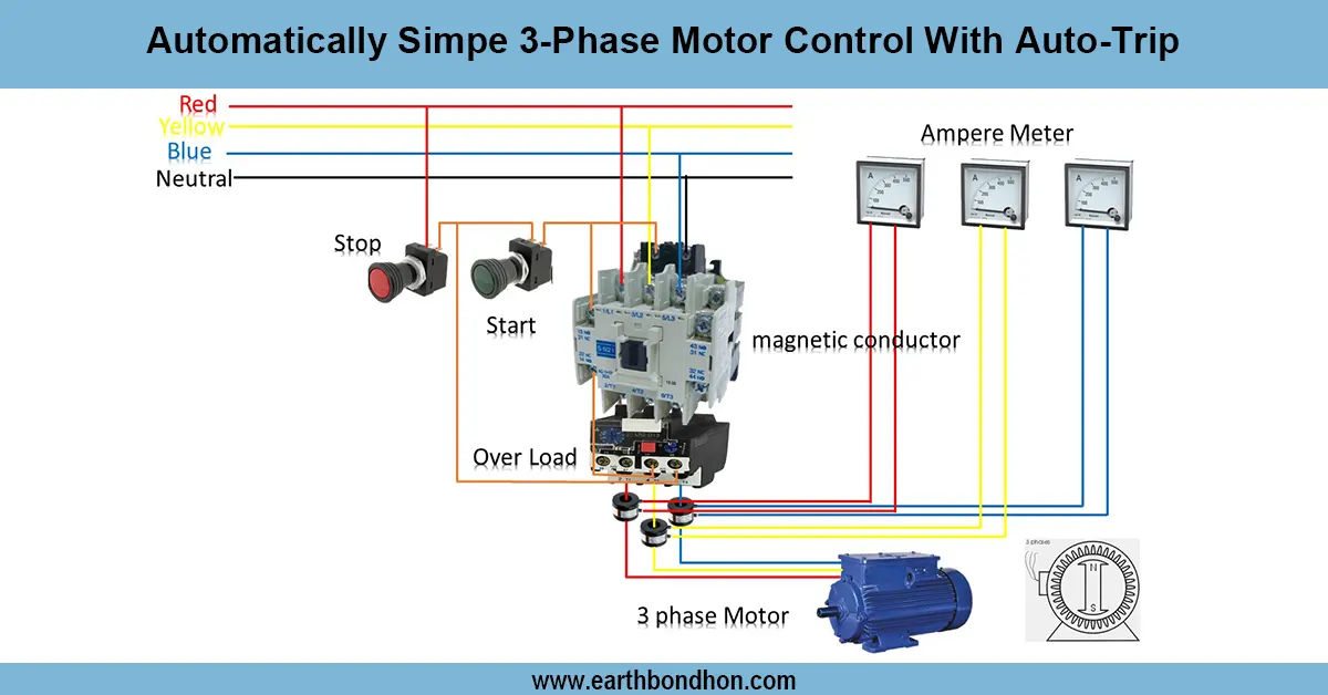 simple 3-phase Motor Control Circuit