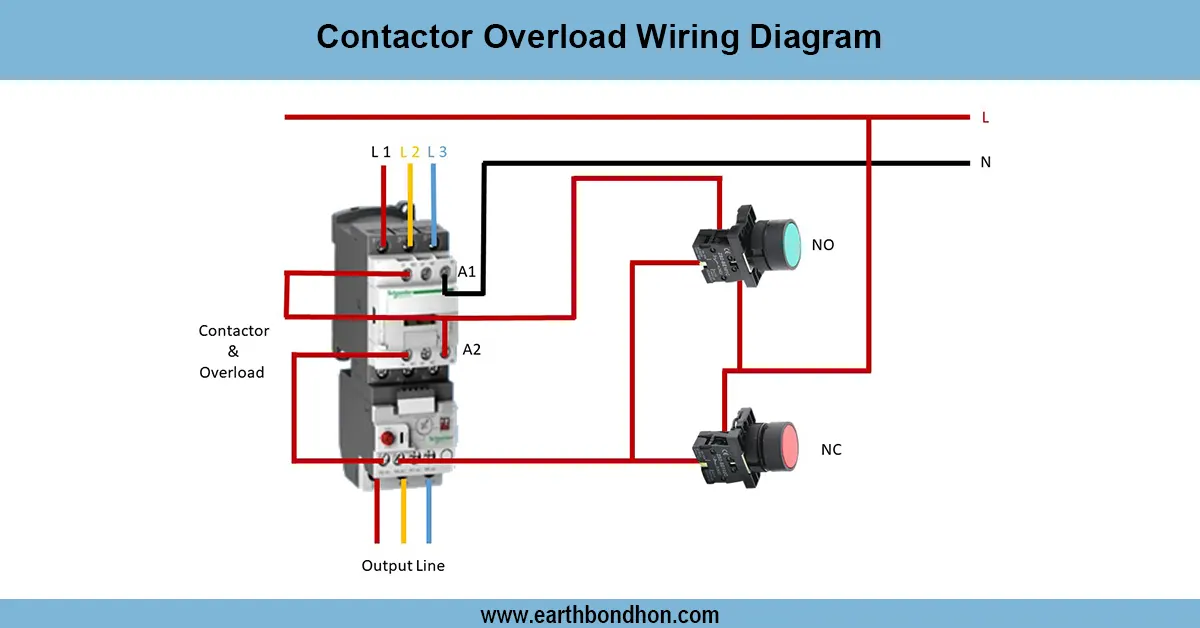 Contactor With Motor Wiring