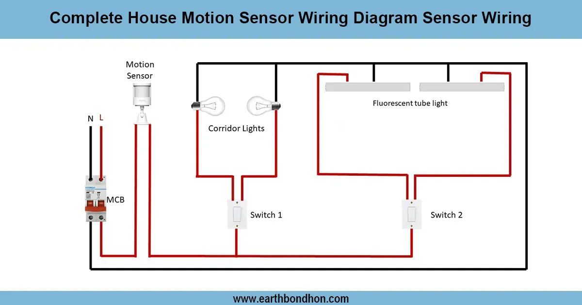 Pir Motion Sensor Light Wiring Diagram