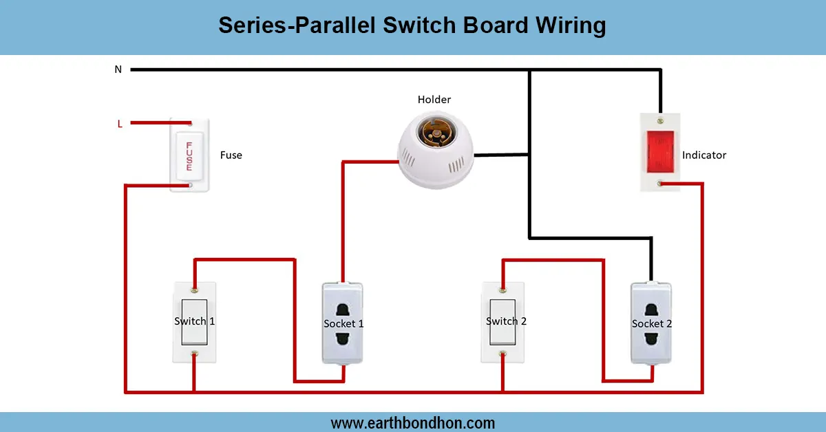 Series-Parallel Switch Board Wiring Diagram for Motor Load Control Series Parallel Board