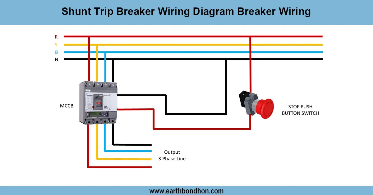 Shunt Trip Breaker Wiring Diagram