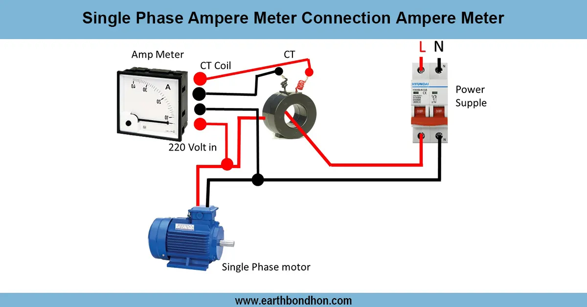 Ampere Meter Connection