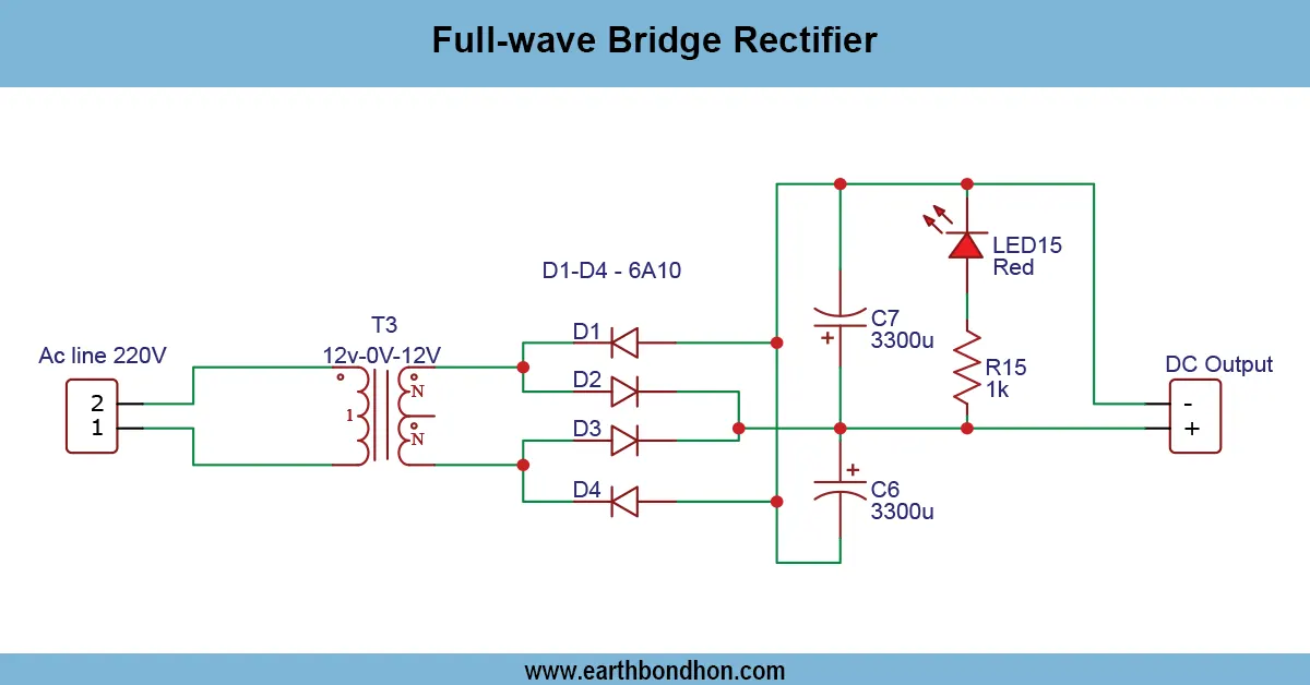 Full Wave Bridge Rectifier Project