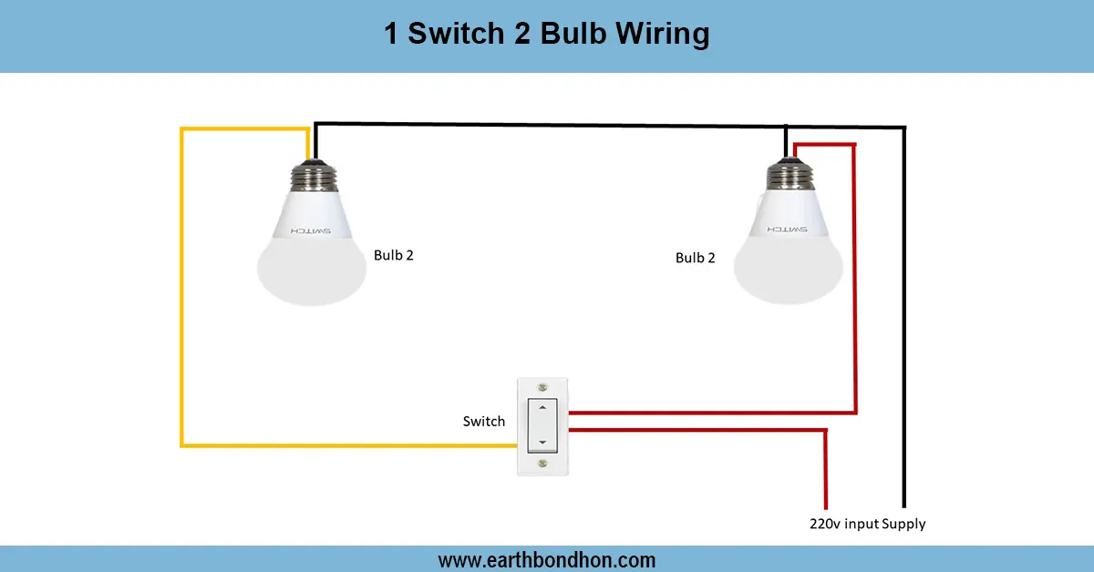2 Lights 1 Switch Wiring