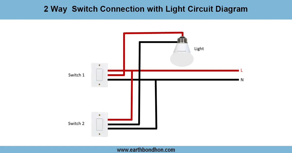 2 Way Switch Wiring