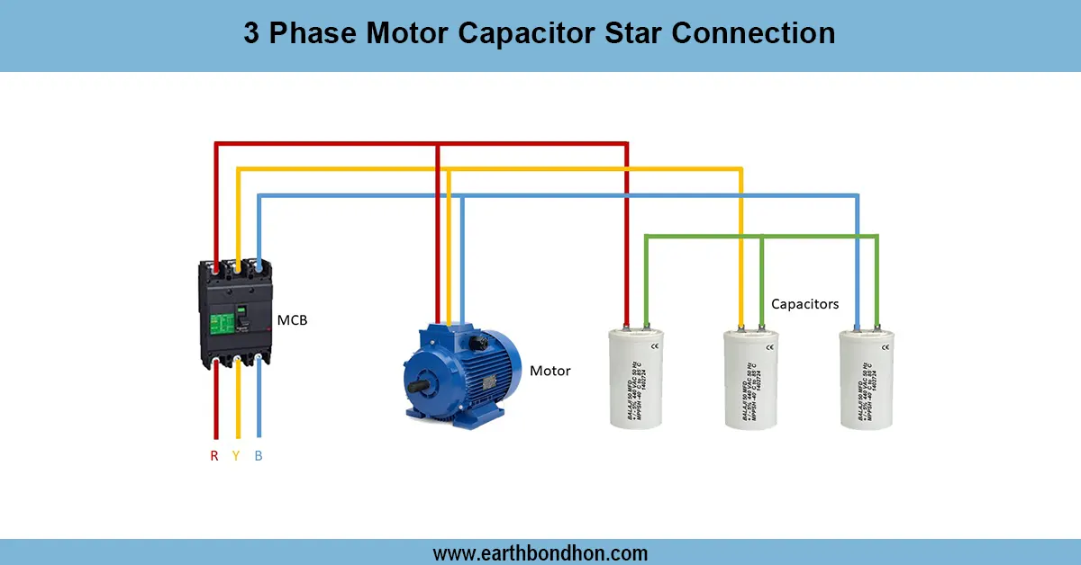 3 Phase Motor Star Connection Diagram