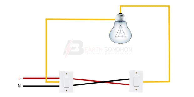 2 Way Light Switch wiring | 6 methode switch connection