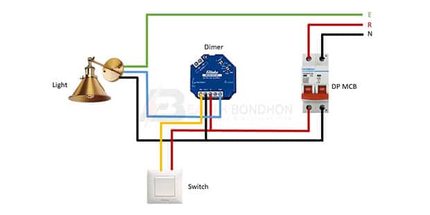2 way light switch diagram