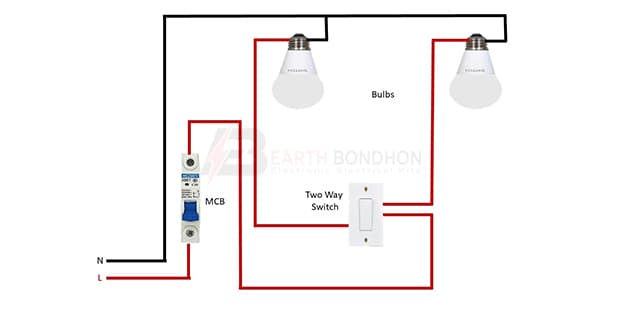 2 way light switch wiring diagram