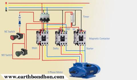 3 Phase Star Delta Motor Wiring Diagram – Earth Bondhon