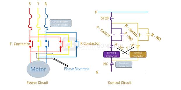 3 phase motor forward reverse wiring