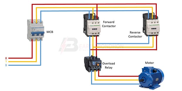 3 phase motor forward reverse wiring diagram