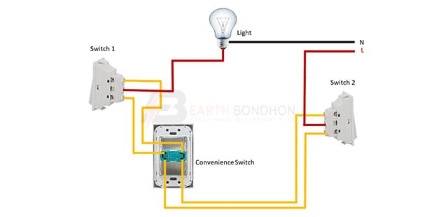 3 switch 1 light wiring diagram