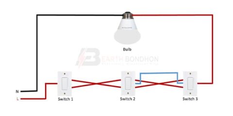 3 switches 1 light wiring – Earth Bondhon