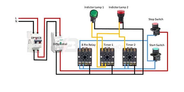 8 Pin Relay With Timer Wiring