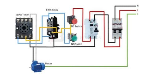 8 pin timer relay wiring diagram – Earth Bondhon