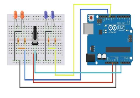 Police Strobe Light Use Arduino Projects – Earth Bondhon