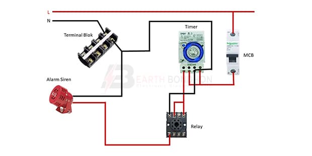 Automatic Timer relay Using Alarm