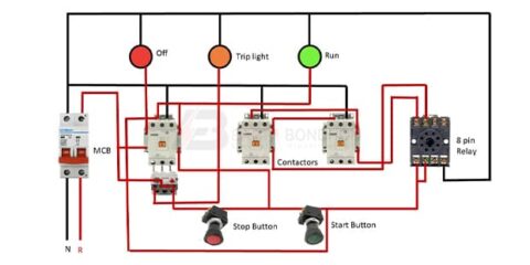 Automatic Star Delta Control Circuit – Earth Bondhon