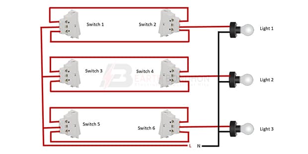 Corridor wiring circuit diagram