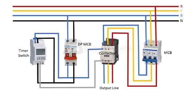 Digital timer switch wiring diagram