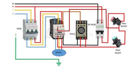 Motor with on delay timer – Earth Bondhon