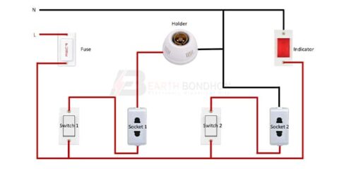 Series Parallel Switch Wiring diagram – Earth Bondhon