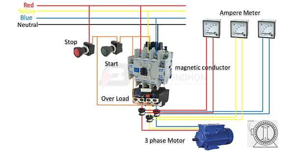 Simple 3 Phase Motor Control Circuit