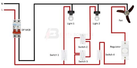 Single Phase House Wiring Diagram – Earth Bondhon