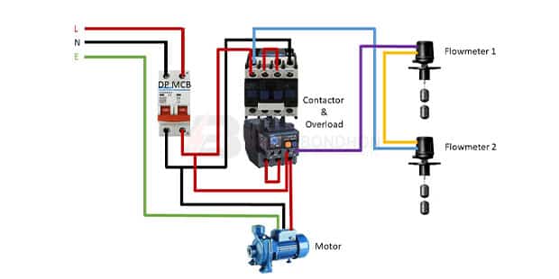 Single Phase Pump Motor Control Wiring